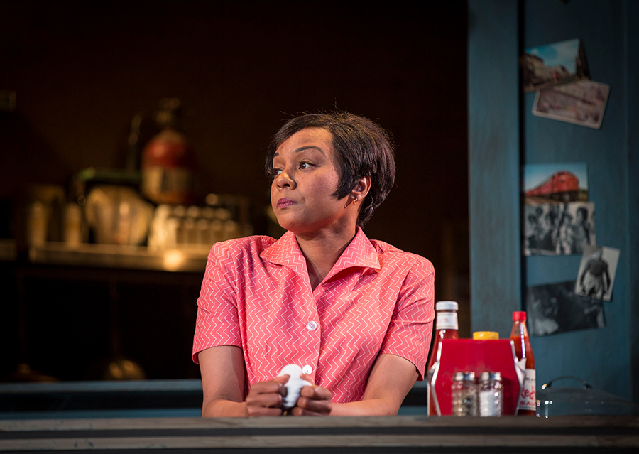 Nambi E. Kelley (Risa) in August Wilson’s Two Trains Running, directed by Chuck Smith at Goodman Theatre. Photo by Liz Lauren