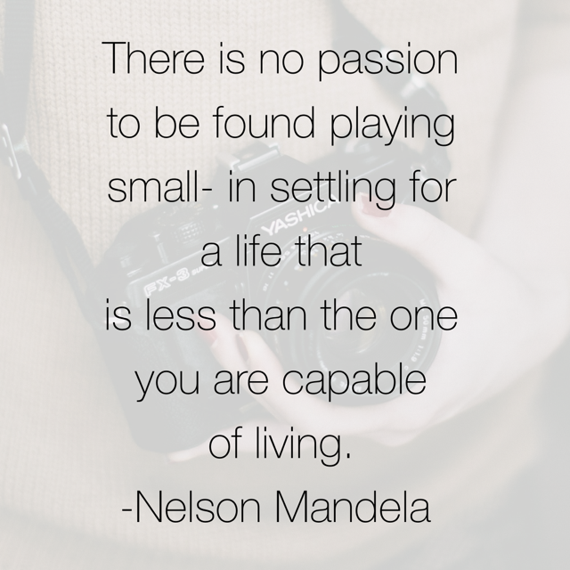 3 Signs That You're Playing Small